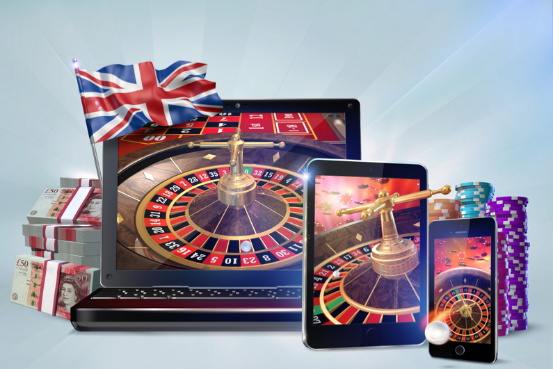 Roulette being played on laptops, tablets, and phones