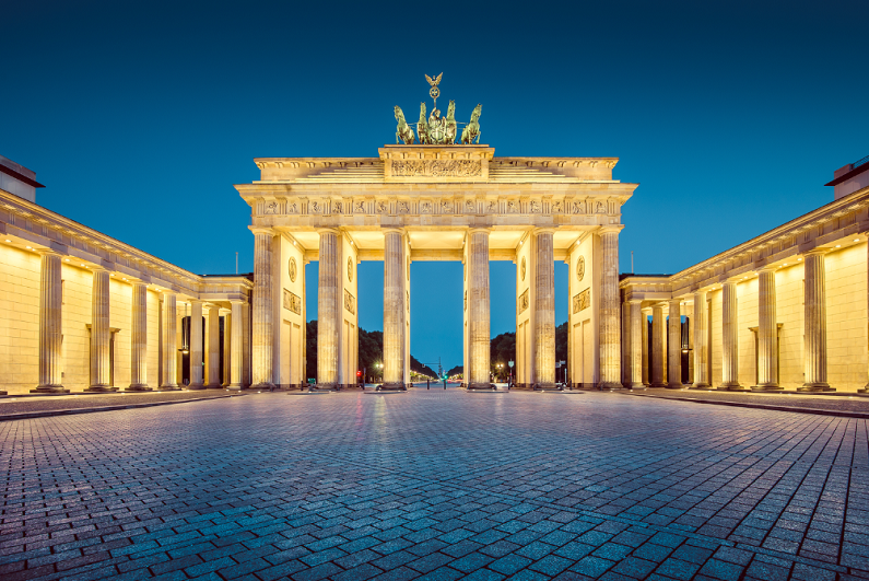 evening view of Brandenburger Tor