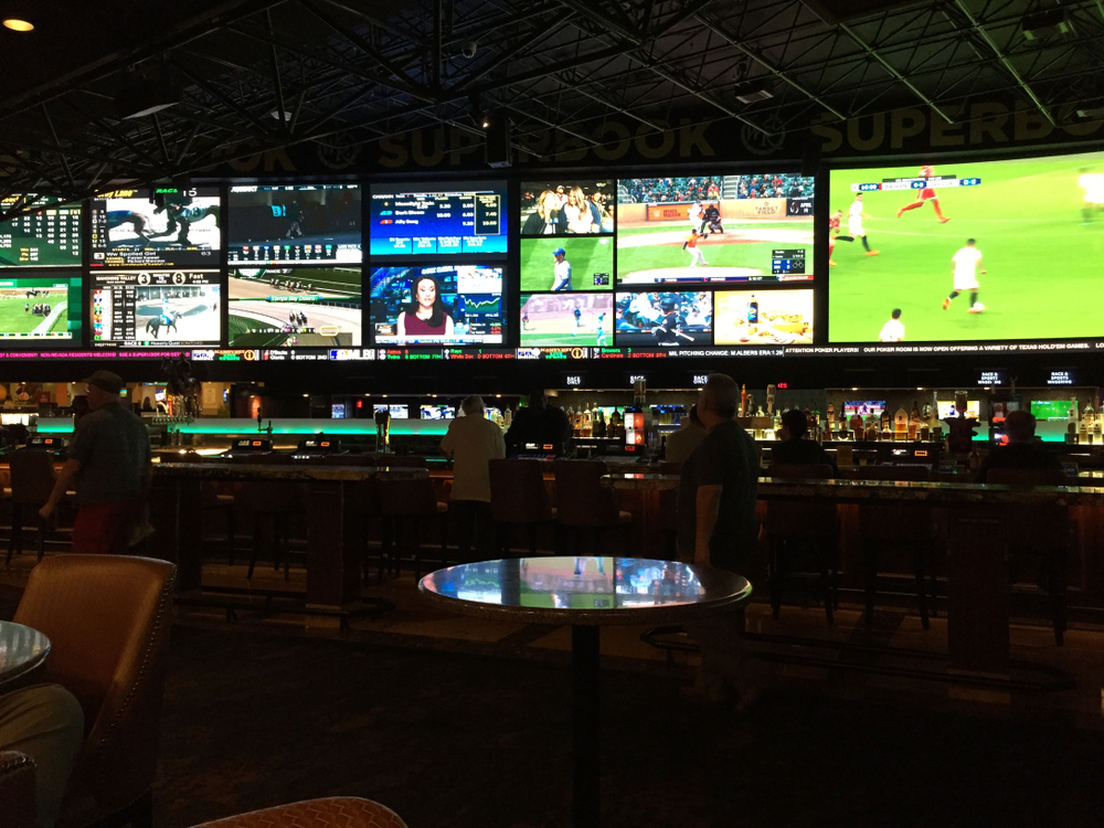 interior of a Las Vegas sportsbook