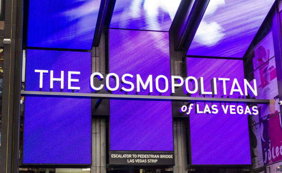 The Cosmopolitan Las Vegas sign