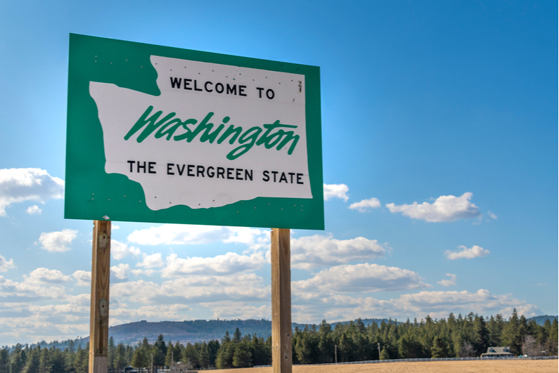 Washington State sign