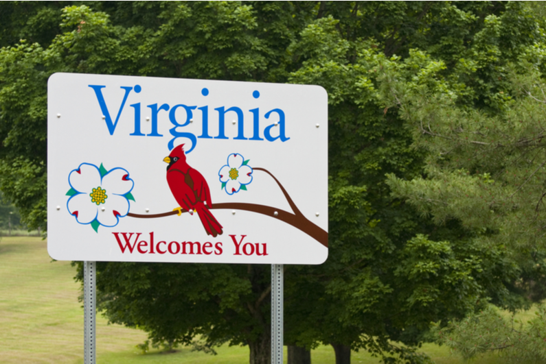 Virginia sign