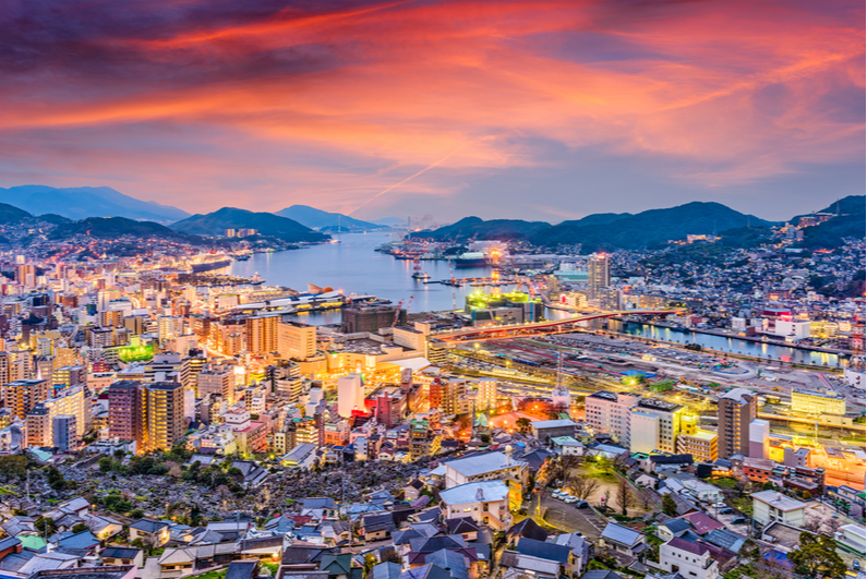 Nagasaki skyline